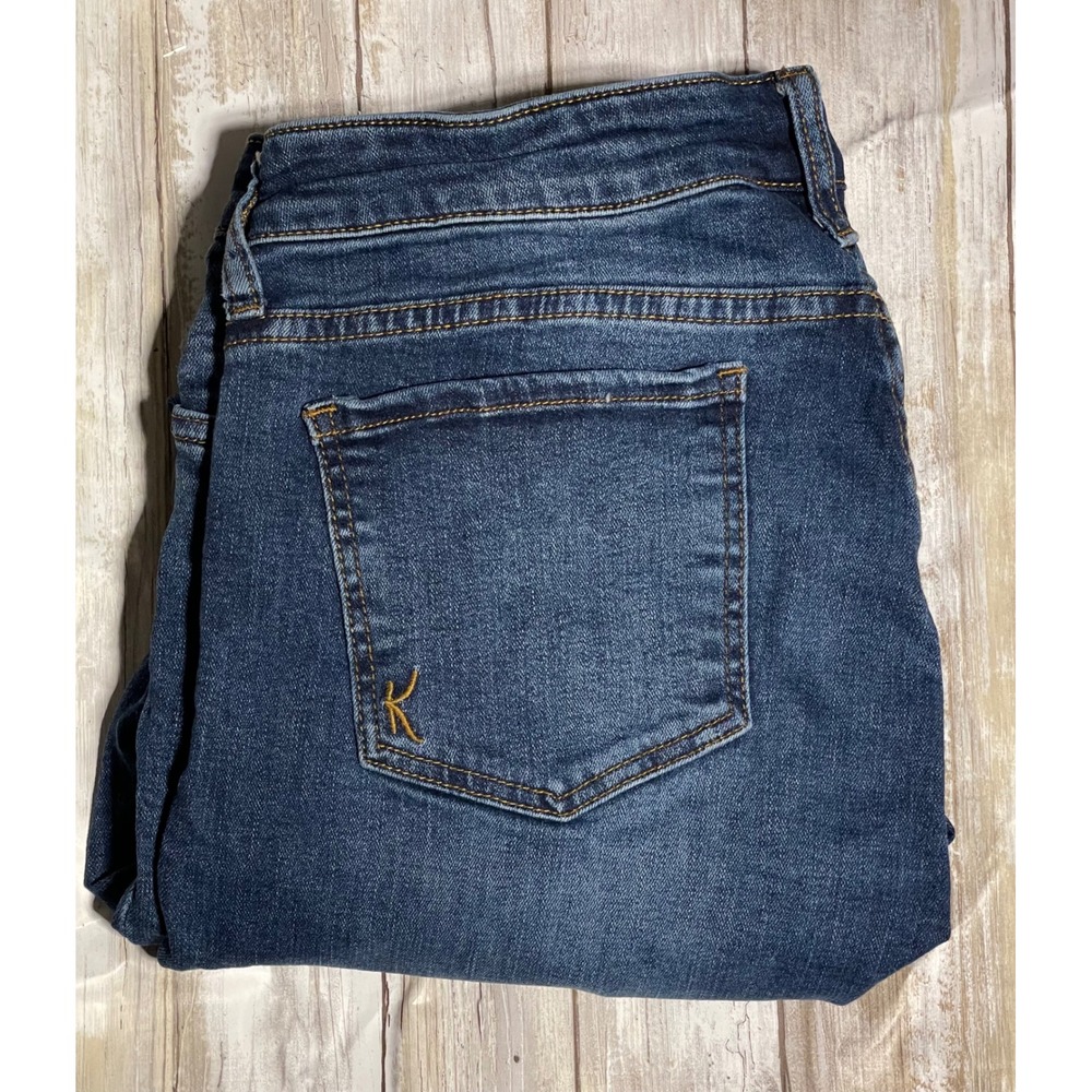 KUT From the Kloth Womens Size 10 Blue Denim Jeans Comfort Stretch Casual